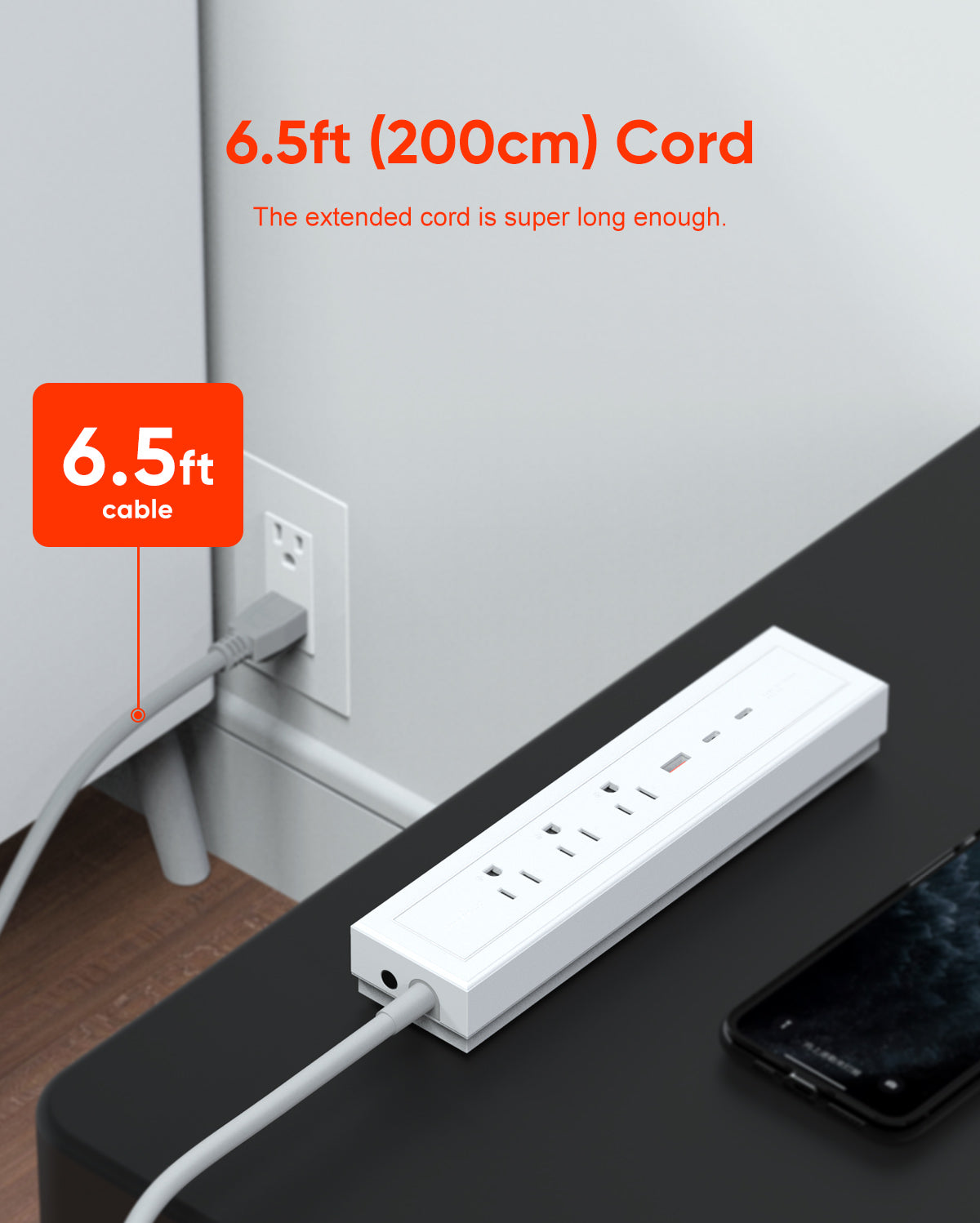 innfact 36w PD Charging PowerStrip (Snow White)